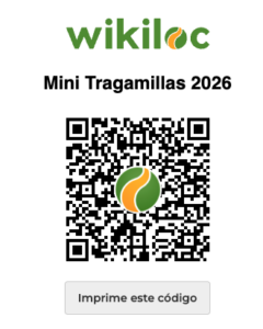 QR enlace Wikiloc minitragamillas 2026